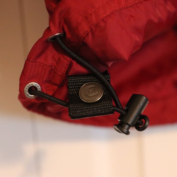 Men's Chaps Burgundy Golf Wind Shirt Removable Sleeves Large - Picture 12 of 15